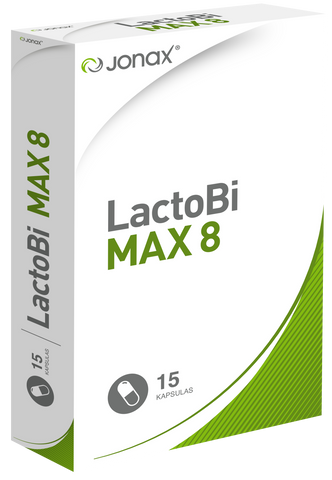 JONAX LactoBi Max 8 - 15 kapsulu iepakojums