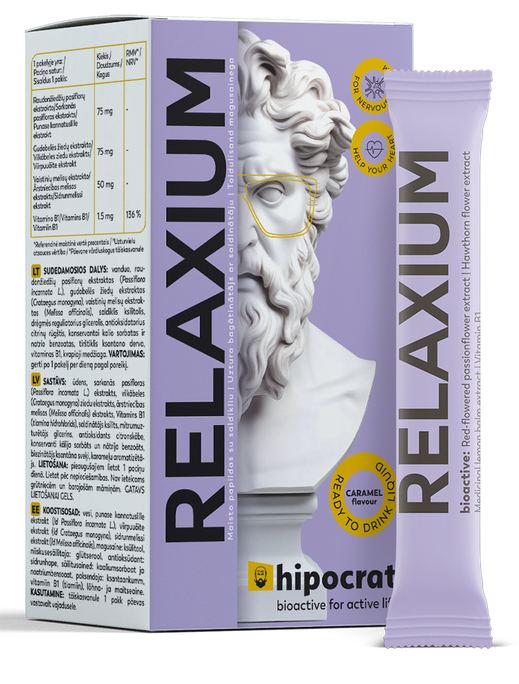 BIOFARMACIJA Relaxium mierīgā formula 10 paciņas