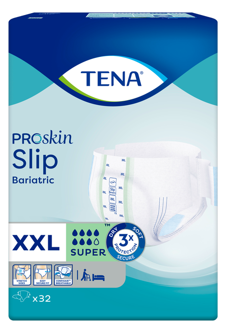 TENA Slip Super Bariatric XXL — 32 gab. autiņbiksītes