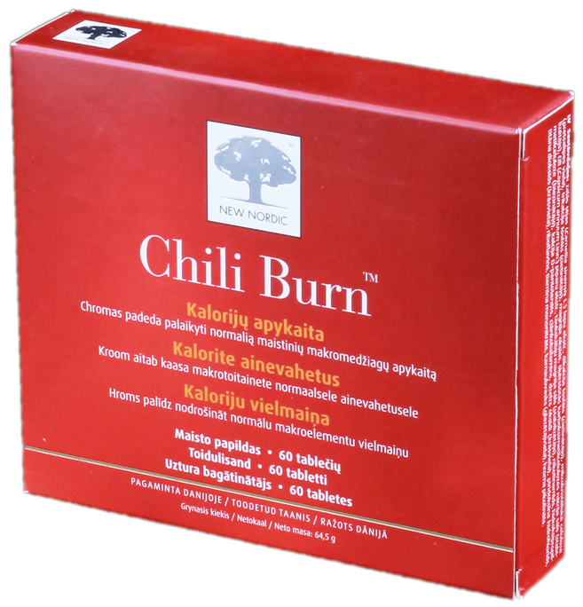 NEW NORDIC Chili Burn – 60 tabletes