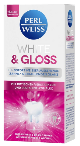 PERLWEISS White & Gloss zobu balinošā pasta, 50 ml