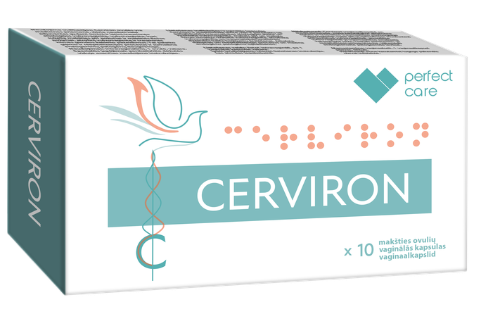 CERVIRON Vaginālās kapsulas, 10 gab.