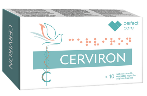 CERVIRON Vaginālās kapsulas, 10 gab.
