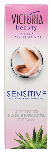 Sensitīvai ādai paredzēts VICTORIA BEAUTY depilācijas krēms, 100 ml