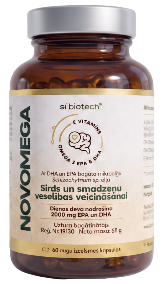 SI BIOTECH Novomega mīkstās kapsulas, 60 gab.