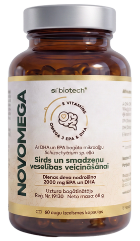 SI BIOTECH Novomega mīkstās kapsulas, 60 gab.