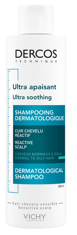 VICHY Dercos Ultra Nomierinošs šampūns, 200 ml