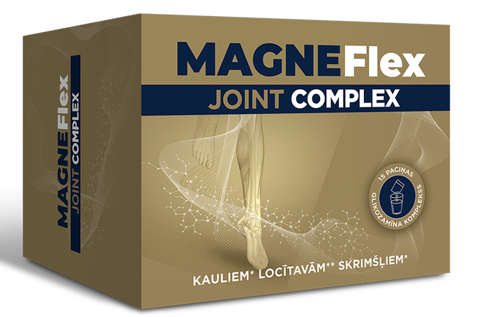 MAGNEFLEX JOINT COMPLEX pulveris 15 paciņās
