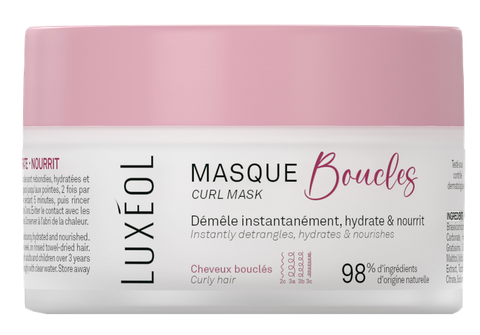 LUXEOL maska cirtainiem matiem, 2C-3C tips, 200 ml