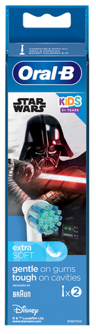 Star Wars elektroniskajai zobu birstei ORAL-B uzgaļi, 2 gab. komplektā