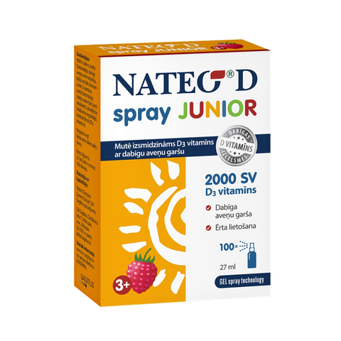 NATEO D Junior SV 2000 vitamīna D šķidrs sprejs, 27 ml
