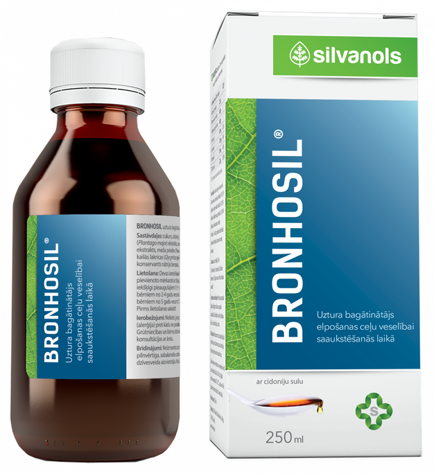 BRONHOSIL 250 ml elpceļu šķidrums