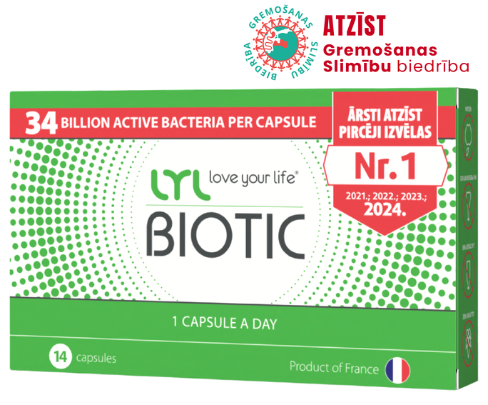 LYLBIOTIC – 14 probiotikas kapsulas