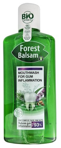 Ciedru riekstu eļļas un salvijas mutes skalojamais līdzeklis FOREST BALM, 500 ml