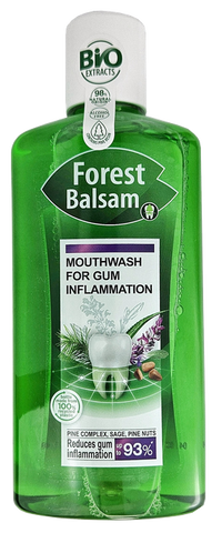 Ciedru riekstu eļļas un salvijas mutes skalojamais līdzeklis FOREST BALM, 500 ml