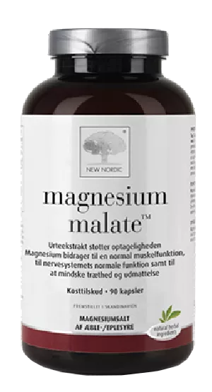 NEW NORDIC Magnija malāta kapsulas 90 gab.