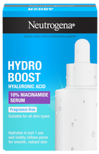 NEUTROGENA Hydro Boost serums ar 10% niacīnamīdu, 30 ml