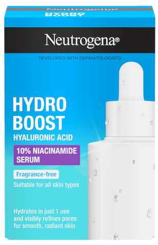 NEUTROGENA Hydro Boost serums ar 10% niacīnamīdu, 30 ml