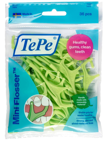 TEPE Mini Flosser zobu tīrīšanas ierīce — 36 flosseri