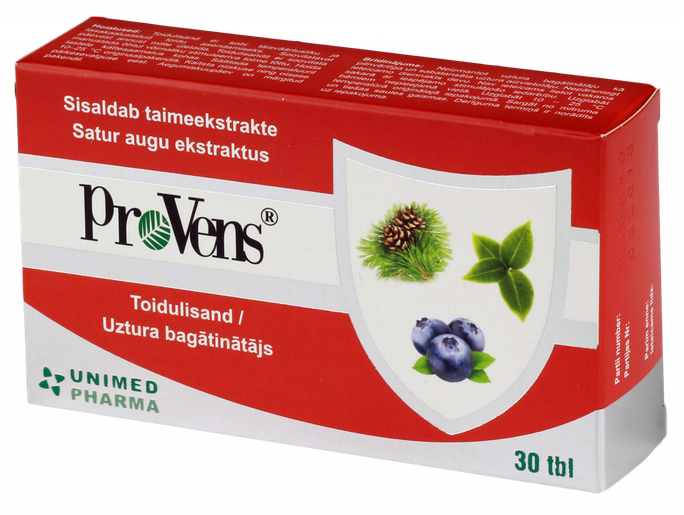 PROVENS, 30 tabletes