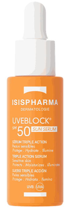 Saules aizsargs ISISPHARMA Uveblock SPF50, 28 ml serumiņš