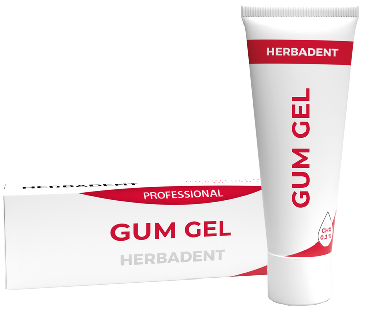 HERBADENT Professional Chx 25 g smagu gļotādas gels
