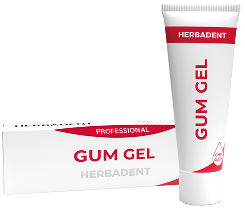 HERBADENT Professional Chx 25 g smagu gļotādas gels