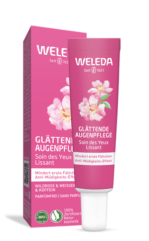WELEDA Smoothing acu krēms ar savvaļas rozi un balto tēju, 10 ml
