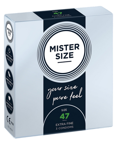 Prezervatīvi MISTER SIZE 47/160 mm - 3 gab.