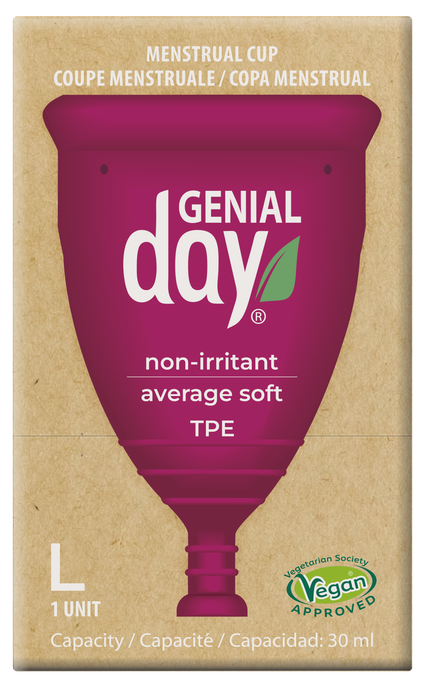 GENIAL DAY L izmēra TPE menstruālā piltuve - 1 vienība