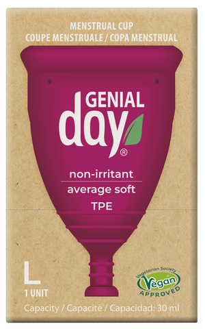 GENIAL DAY L izmēra TPE menstruālā piltuve - 1 vienība