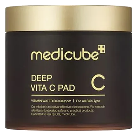 MEDICUBE Deep Vita C tonizējošie diski — 70 gab. sejai