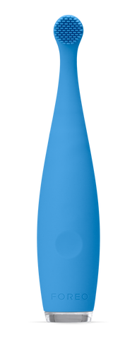 FOREO Issa Baby Bubble Blue Dino silikona Sonic Pulse elektriskā zobu birste bērniem