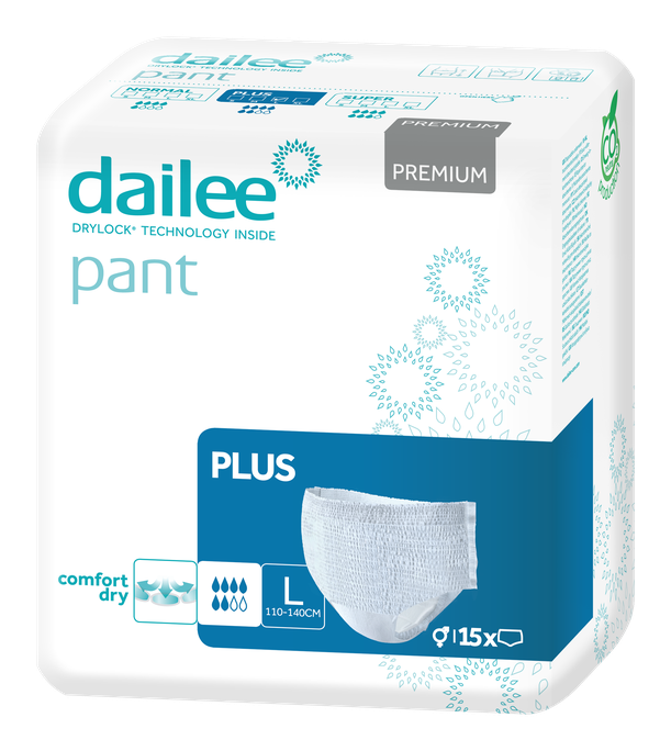 DAILEE Premium Plus L Panti nesaturēšanai, 15 vienības