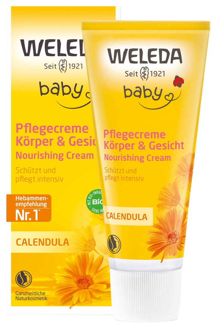 WELEDA Calendula ķermeņa krēms mazuļiem, 75 ml