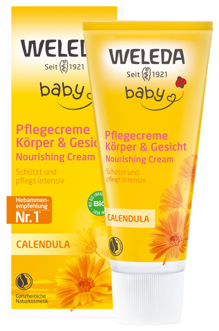 WELEDA Calendula ķermeņa krēms mazuļiem, 75 ml