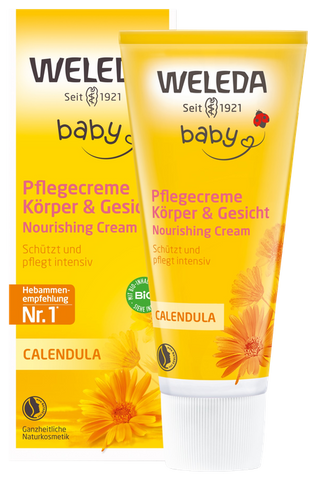 WELEDA Calendula ķermeņa krēms mazuļiem, 75 ml
