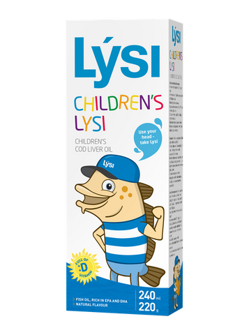 LYSI Zivju eļļa bērniem, 240 ml
