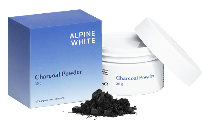 ALPINE WHITE Aktivētās ogles pulveris, 30 g