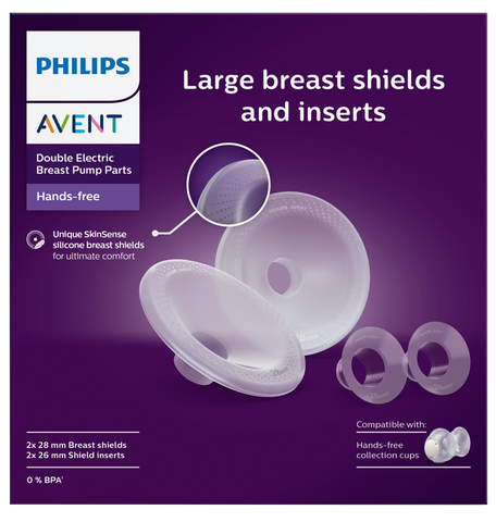 Philips Avent Krūšgalu Aizsargi un Ieliktņi Lielām Krūtīm, 1 gab.