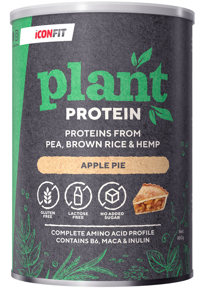 ICONFIT Augu proteīns - Apple Pie, 480 g pulveris