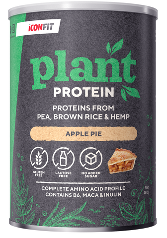 ICONFIT Augu proteīns - Apple Pie, 480 g pulveris