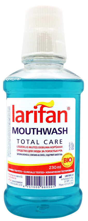 LARIFAN Total Care skalojamais mutes līdzeklis, 230 ml