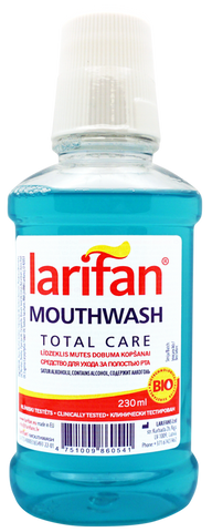 LARIFAN Total Care skalojamais mutes līdzeklis, 230 ml
