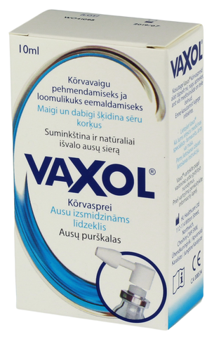 VAXOL 10 ml ausu tīrīšanas izsmidzinājums