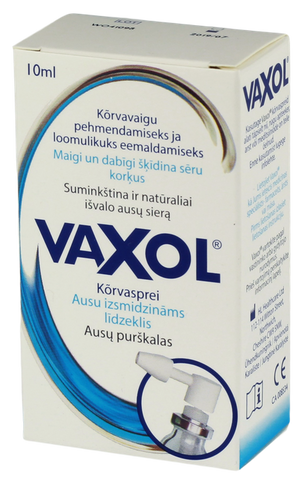 VAXOL 10 ml ausu tīrīšanas izsmidzinājums