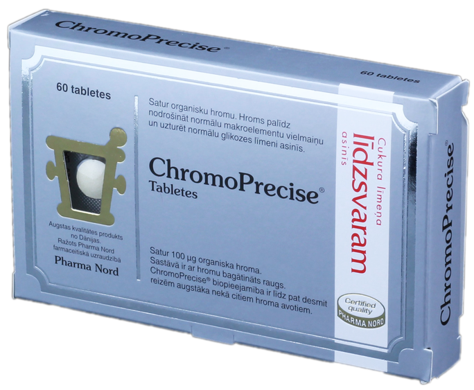 PHARMA NORD ChromoPrecise, 60 tabletes