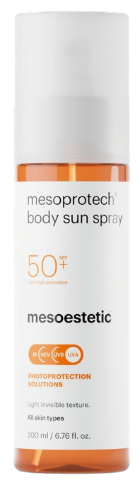 MESOESTETIC Mesoprotech ķermeņa aizsargkrēms SPF 50+, 200 ml