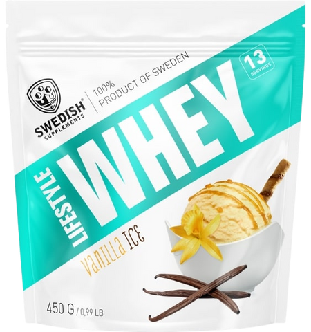 Vanilla Ice Whey Lifestyle pulveris no SWEDISH SUPPLEMENTS, 450 g