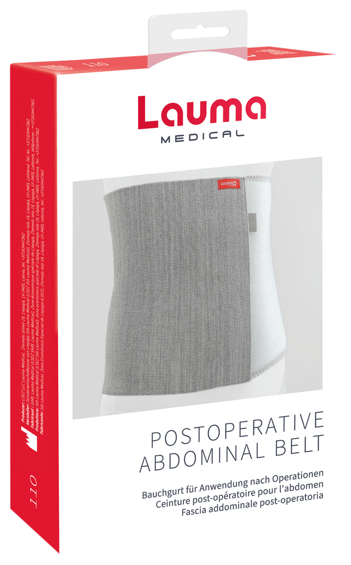 LAUMA MEDICAL 110 Vēdera pēcoperāciju kompresijas josta XXL izmēram, 1 vienība